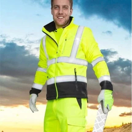 Jacheta fleece de lucru galbenă reflectorizantă, Ardon Signal